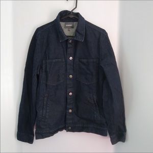 Bonobos Dark Wash Denim Shirt Size Medium